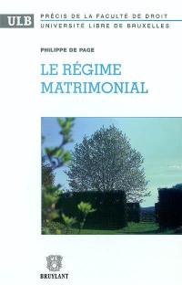 Le régime matrimonial