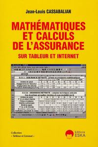 Mathématiques et calculs de l'assurance sur tableur et Internet