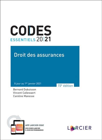 Droit des assurances 2021