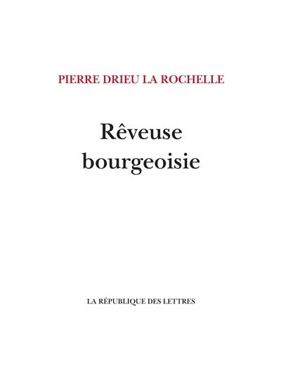 Rêveuse bourgeoisie