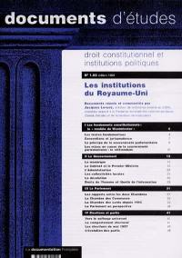 Les institutions du Royaume-Uni