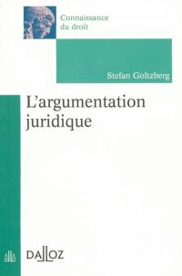 L'argumentation juridique