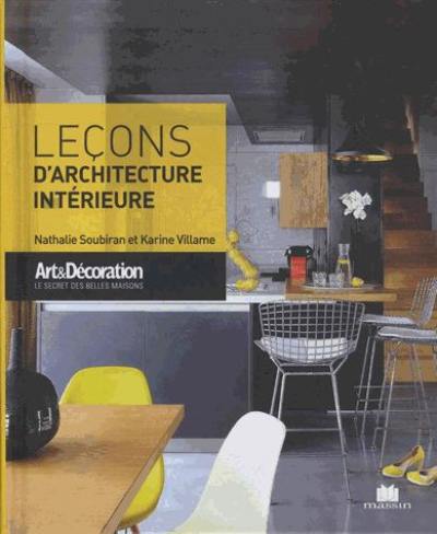 Leçons d'architecture intérieure