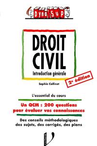 Droit civil : introduction générale