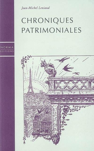 Chroniques patrimoniales