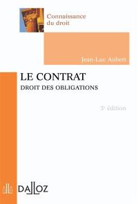 Le contrat : droit des obligations