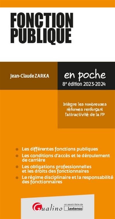 Fonction publique : 2023-2024