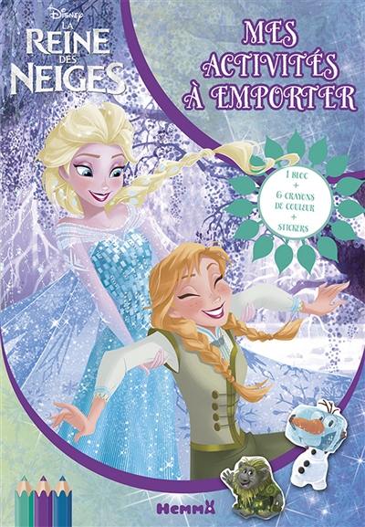 La reine des neiges : mes activités à emporter