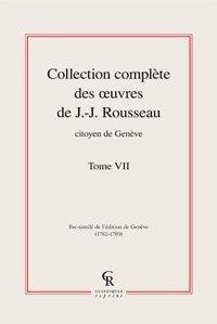 Oeuvres complètes. Vol. 7