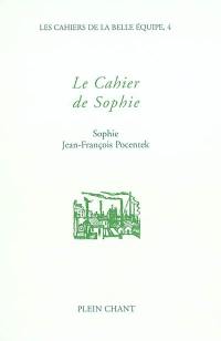 Le cahier de Sophie