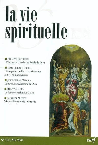 Vie spirituelle (La), n° 752