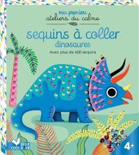 Dinosaures : sequins à coller