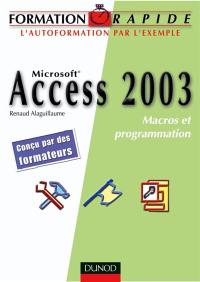 Microsoft Access 2003 : macros et programmation