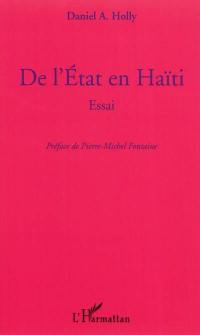 De l'Etat en Haïti : essai