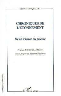 Chroniques de l'étonnement : de la science au poème