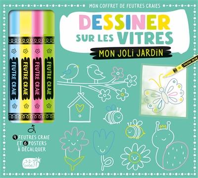 Dessiner sur les vitres : mon joli jardin