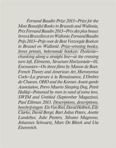 Prix Fernand Baudin 2013