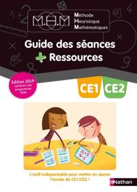 Méthode heuristique de mathématiques CE1, CE2 : guide des séances + ressources