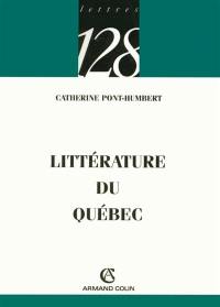 La littérature du Québec