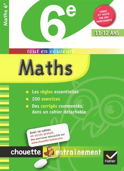 Maths 6e, 11-12 ans