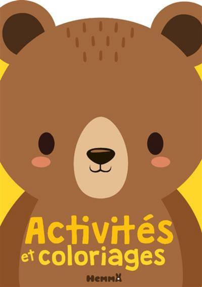 Ours : activités et coloriages : + stickers