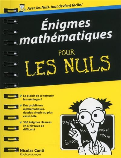 Enigmes mathématiques pour les nuls