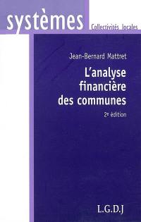 L'analyse financière des communes