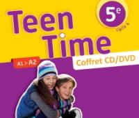 Teen time 5e, cycle 4 : A1-A2 : coffret classe CD-DVD