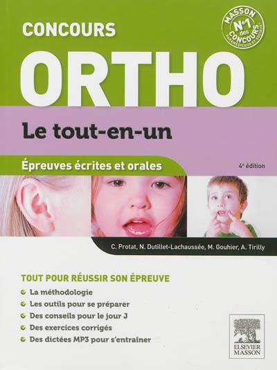 Concours ortho : épreuves écrites et orales