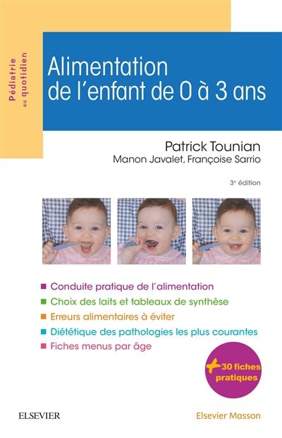 Alimentation de l'enfant de 0 à 3 ans