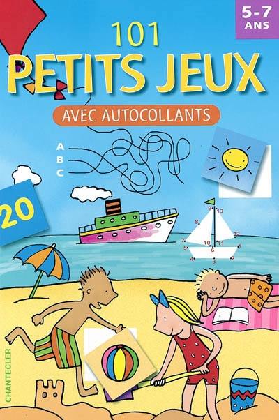 101 petits jeux, 5-7 ans : avec autocollants