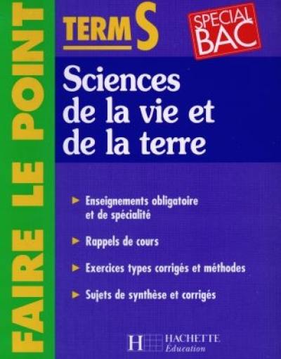 Sciences de la vie et de la terre, terminale S