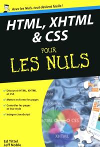 HTML, XHTML & CSS pour les nuls