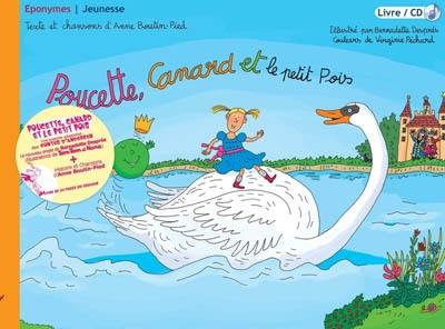 Poucette, canard et le petit pois