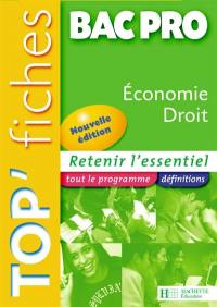 Economie, droit bac pro