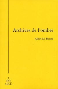 Archives de l'ombre