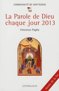 La parole de Dieu chaque jour 2013