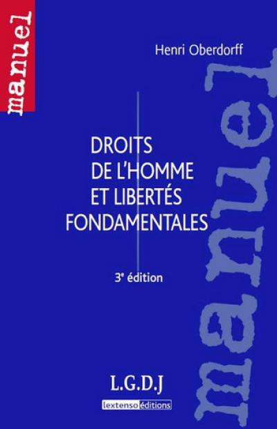 Droits de l'homme et libertés fondamentales