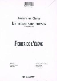 Un régime sans poisson : fichier de l'élève