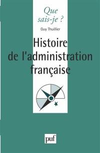 Histoire de l'administration française