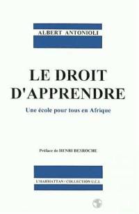 Le Droit d'apprendre : une école pour tous en Afrique