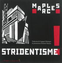 Stridentisme ! : poésie et manifeste : 1921-1927