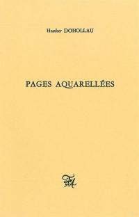 Pages aquarellées