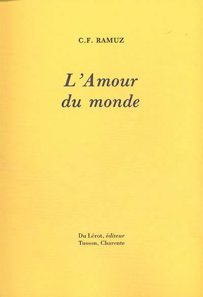 L'amour du monde