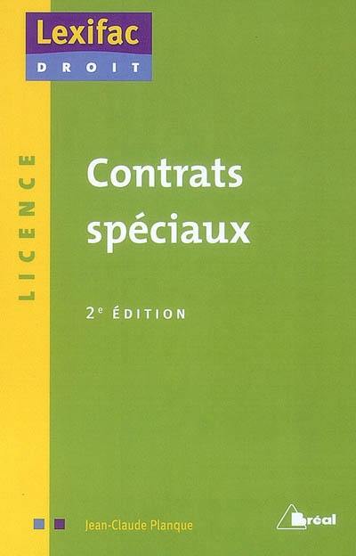 Les contrats spéciaux : licence