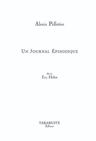 Un journal épisodique