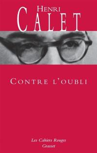 Contre l'oubli