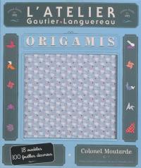 Origamis : 18 modèles, 100 feuilles décorées