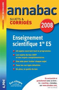 Enseignement scientifique 1re ES