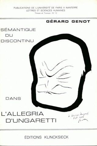 Sémantique du discontinu dans L'Allegria d'Ungaretti